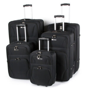 SUNRISE BAGS ΒΑΛΙΤΣΑ ΧΕΙΡΑΠΟΣΚΕΥΗ ΥΦΑΣΜΑΤΙΝΗ 22 λίτρα 48cm ΜΑΥΡΗ 2125-19-BK - Image 2