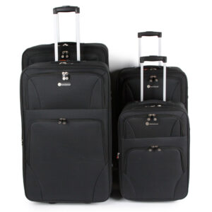 SUNRISE BAGS ΒΑΛΙΤΣΑ ΧΕΙΡΑΠΟΣΚΕΥΗ ΥΦΑΣΜΑΤΙΝΗ 33 λίτρα 55cm ΜΑΥΡΗ 2125-22-BK - Image 4