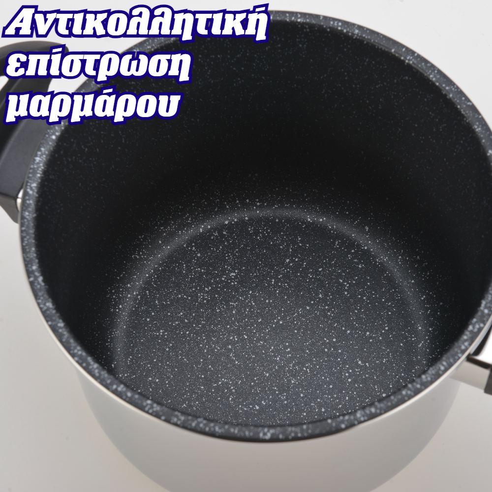 Χύτρα Ταχύτητας 8L Από Ανοξείδωτο Ατσάλι Royalty Line RL-26-PS8L - Image 3
