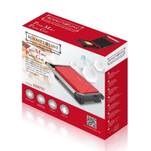 Royalty Line Grill-Τοστιέρα RL-PM1000-RED με άνοιγμα πλακών 180° - Image 2