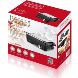Royalty Line Τοστιέρα - Ψηστιέρα - Grill RL-PME1500 - Image 5