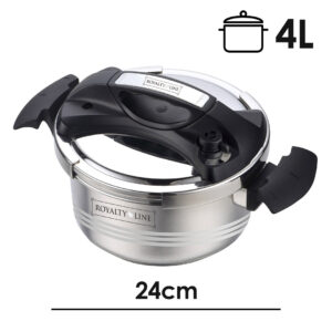 Χύτρα Ταχύτητας 4L Από Ανοξείδωτο Ατσάλι Royalty Line RL-24-PS4L - Image 2