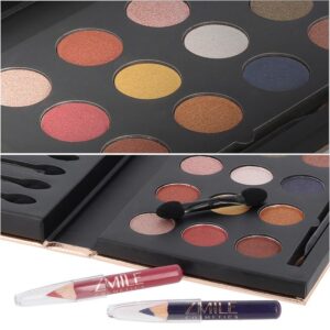 Zmile Cosmetics Παλέτα - Σετ μακιγιάζ 37 τεμαχίων με ενσωματωμένο καθρεφτάκι - Image 6