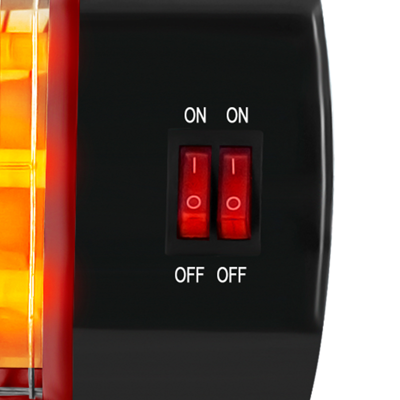 Lexical Quartz Heater Red 1200W LQH-8020-4 - Image 2