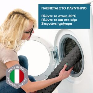 Tatkraft Αντιολισθητικό πατάκι μπάνιου σε μαύρο χρώμα 60 x 60 cm T11274 - Image 4