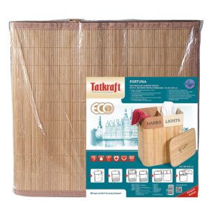 Tatkraft Καλάθι διαχωρισμού απλύτων από μπαμπού 60L T11380/1 - Image 3