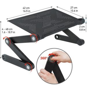 WonderWorker Πτυσσόμενη βάση στήριξης laptop 52 x 27.5 x 4/48 cm T80012 - Image 3