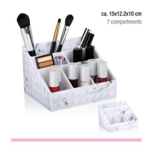 Touch Of Beauty Θήκη οργάνωσης καλλυντικών με 7 θήκες, 15x12.2x10 cm - Image 3