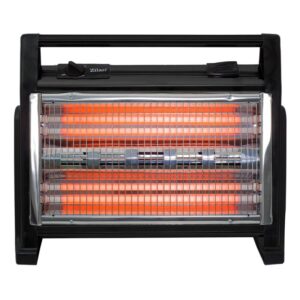 Θερμάστρα χαλαζία με υγραντήρα μαύρη 1600W Zilan ZLN1114-BLK - Image 2