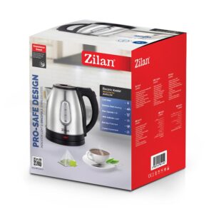 Βραστήρας νερού σε ασημί χρώμα 1.8L 1500W ZLN1154 - Image 3