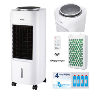 Τροχήλατο Air Cooler 65W 3 σε 1 με χωρητικότητα δεξαμενής 7L Zilan ZLN1314 - Image 2