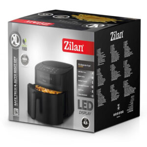 Zilan Φριτέζα αέρος 6.5Lt με ψηφιακό έλεγχο για Υγιεινό Μαγείρεμα Χωρίς Λάδι 1800W ZLN7999 - Image 5