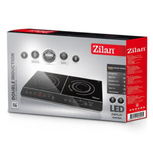 Zilan Διπλή επαγωγική εστία σε μαύρο χρώμα 2000W & 1500W ZLN8088 - Image 3