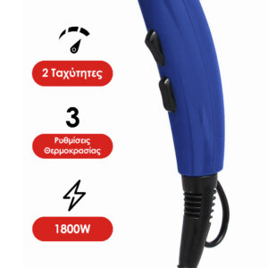 Zilan Σεσουάρ μαλλιών 1800W Μπλε ZLN8985 - Image 2